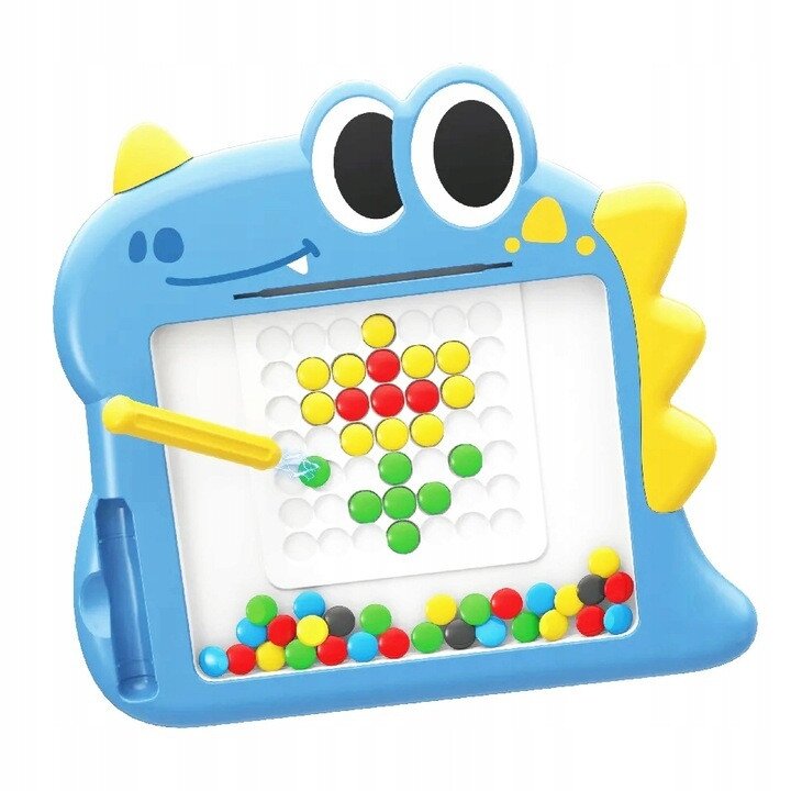 WOOPIE magnetinė lenta vaikams Montessori MagPad Dinozauras 4 WOOPIE magnetinė lenta vaikams Montessori MagPad Dinozauras 4