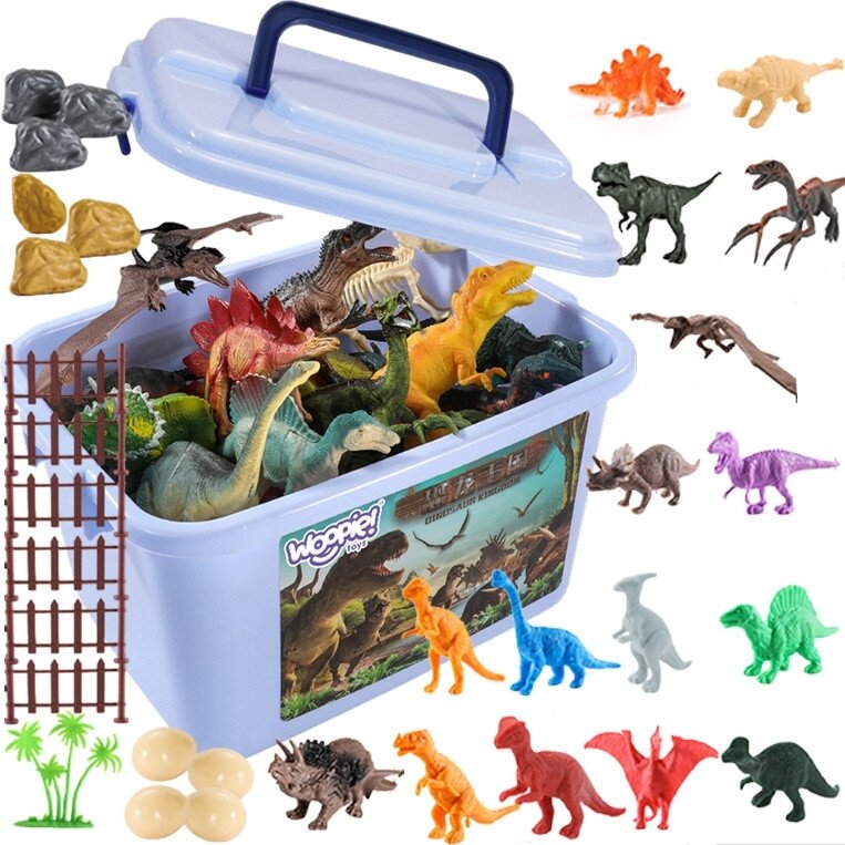 WOOPIE Dinozaurų figūrėlių rinkinys 40 vnt. WOOPIE Dinozaurų figūrėlių rinkinys 40 vnt.