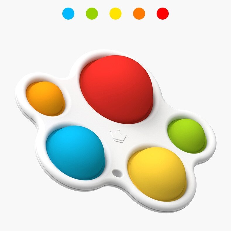 WOOPIE BABY Sensorinis žaislas kramtukas antistresinis POP IT Montessori 4 WOOPIE BABY Sensorinis žaislas kramtukas antistresinis POP IT Montessori 4