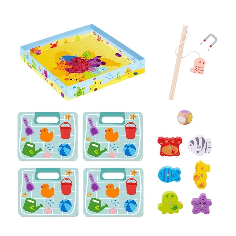 TOOKY TOY Žaidimas Žvejyba Žaidimas vikrumui 11