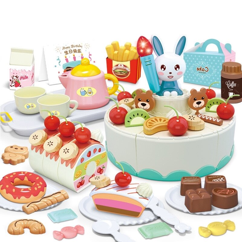 WOOPIE Konditerija Gimtadienio tortas pjaustymui + arbatos rinkinys 85 el. WOOPIE Konditerija Gimtadienio tortas pjaustymui + arbatos rinkinys 85 el.
