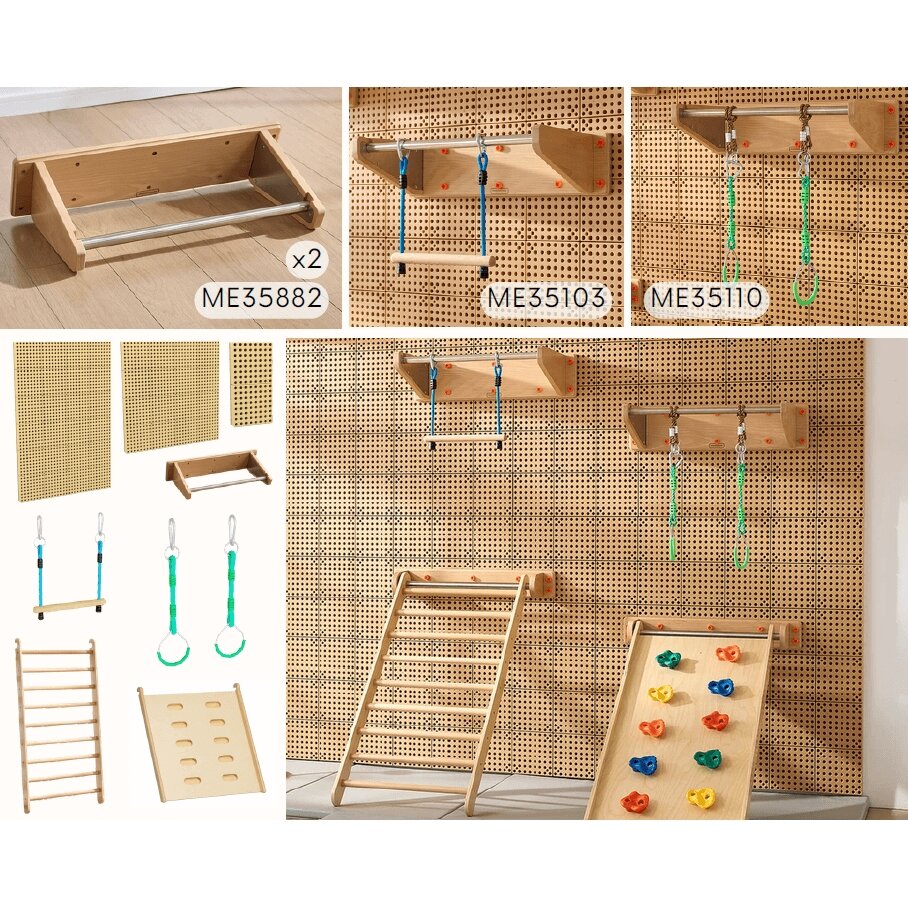 MASTERKIDZ mokslinis STEM rinkinys STEM sienoms + gimnastikos priedai Parodinis eksponatas – pilnavertis 2