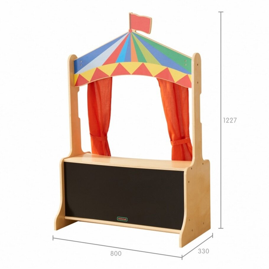MASTERKIDZ Medinis lėlių teatrėlis parduotuvė kioskas 4