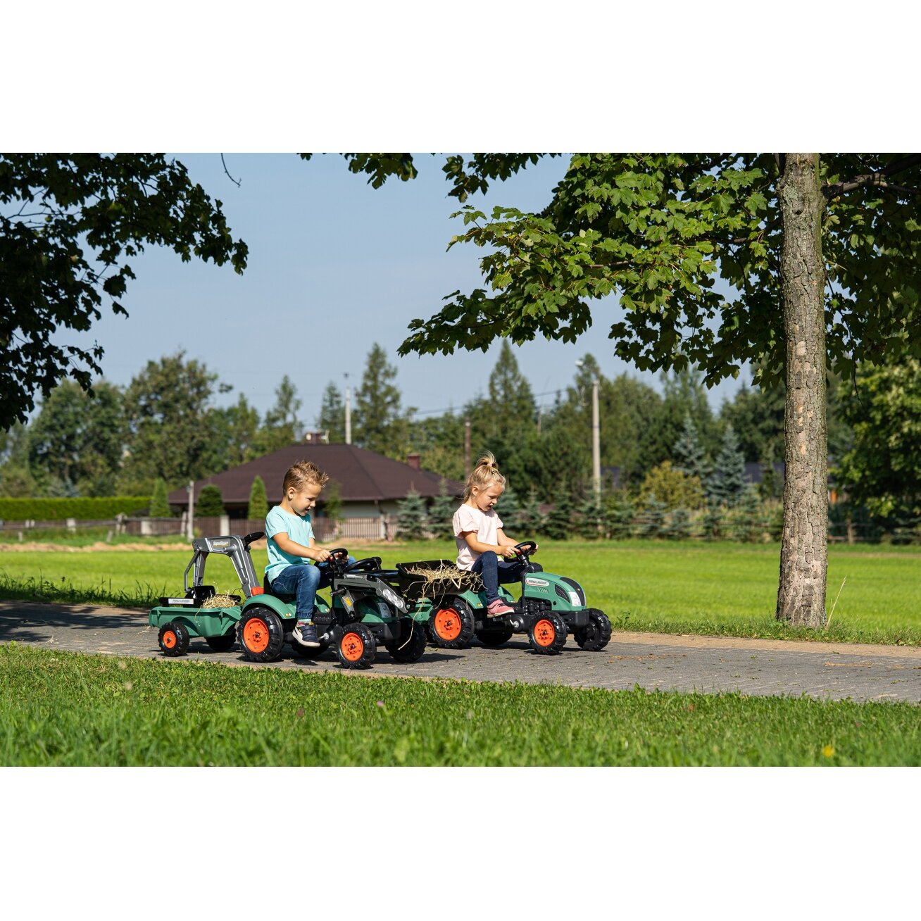 FALK Farm Lander ekskavatorius-krautuvas traktorius 2–5 m. 1