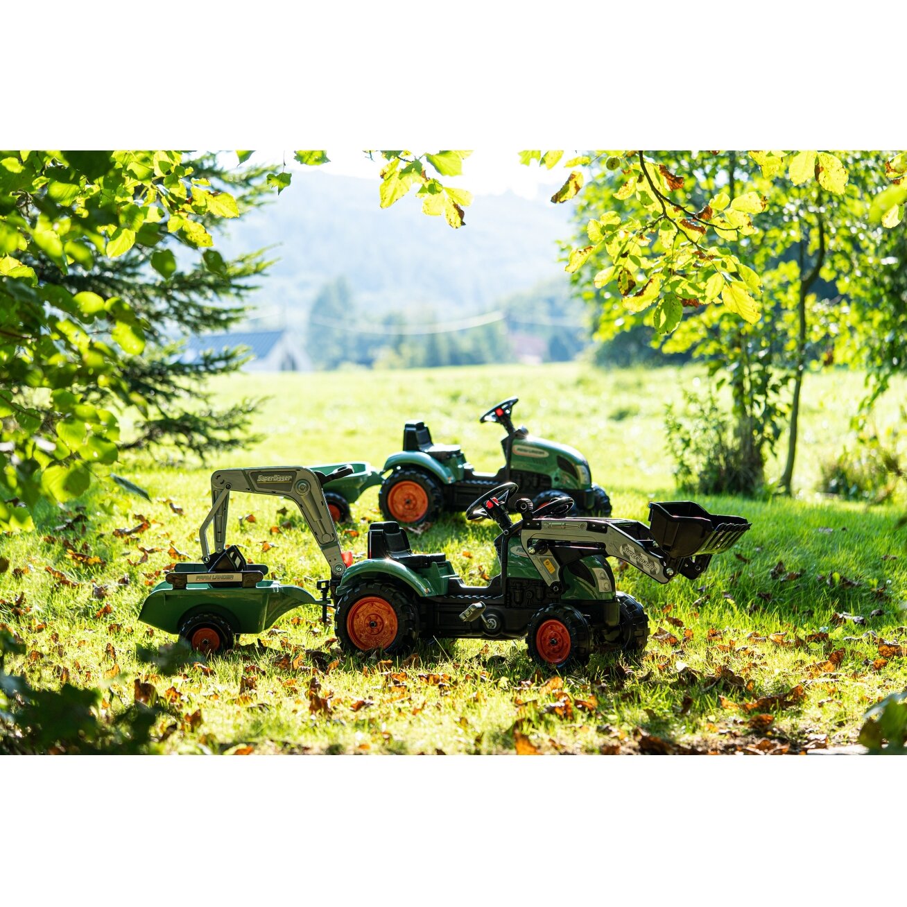FALK Farm Lander ekskavatorius-krautuvas traktorius 2–5 m. 3 FALK Farm Lander ekskavatorius-krautuvas traktorius 2–5 m. 3