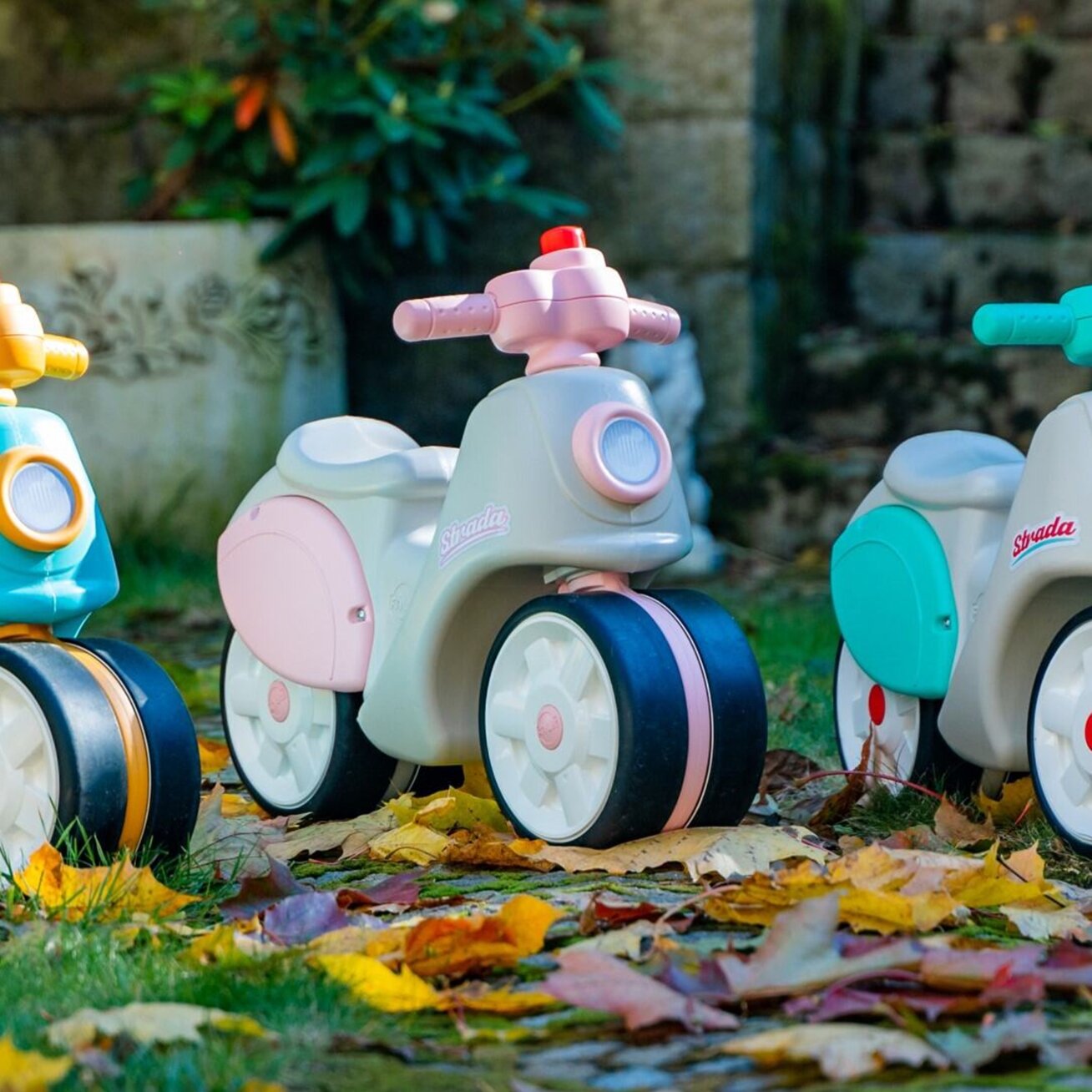 FALK Ežiukas paspirtukas Scooter Strada Retro mergaitei, tylios padangos nuo 1 metų 5 FALK Ežiukas paspirtukas Scooter Strada Retro mergaitei, tylios padangos nuo 1 metų 5