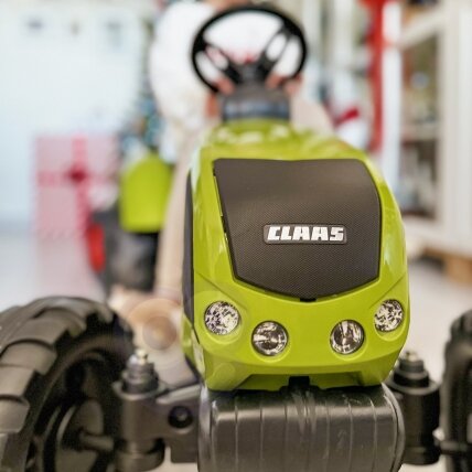 FALK didelis pedalinis traktorius Claas su priekaba nuo 3 metų 2 FALK didelis pedalinis traktorius Claas su priekaba nuo 3 metų 2