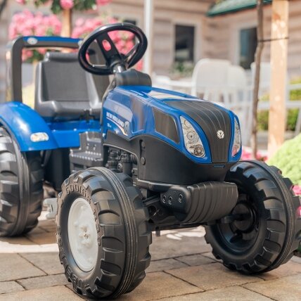 FALK pedaluojamas traktorius New Holland T8 su priekaba 3-7 metų 5 FALK pedaluojamas traktorius New Holland T8 su priekaba 3-7 metų 5