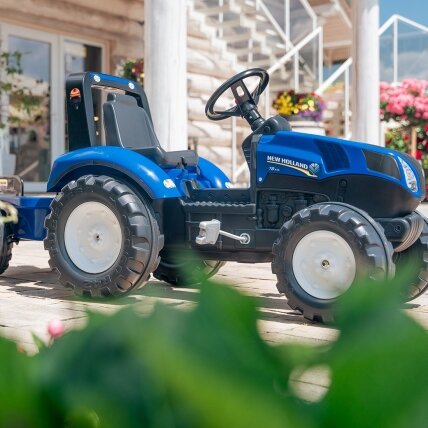 FALK pedaluojamas traktorius New Holland T8 su priekaba 3-7 metų 6 FALK pedaluojamas traktorius New Holland T8 su priekaba 3-7 metų 6