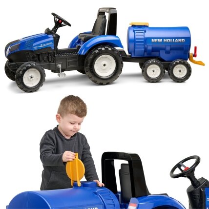 FALK cisterninė priekaba-bakelis su kranu New Holland mėlyna 3–7 m. 5
