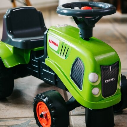 FALK Baby Claas žalias traktoriukas su priekaba + priedai nuo 1 metų 5 FALK Baby Claas žalias traktoriukas su priekaba + priedai nuo 1 metų 5