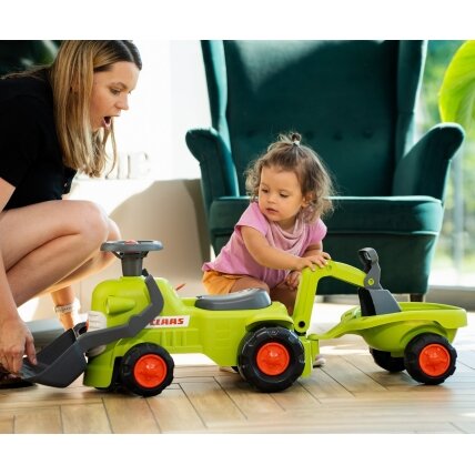 FALK traktoriukas Claas "Jeeiukas" su priekaba, krautuvu ir kau1u 3
