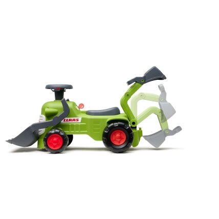FALK traktoriukas Claas "Jeeiukas" su priekaba, krautuvu ir kau1u 7