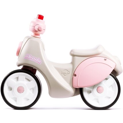 FALK Ežiukas paspirtukas Scooter Strada Retro mergaitei, tylios padangos nuo 1 metų 6