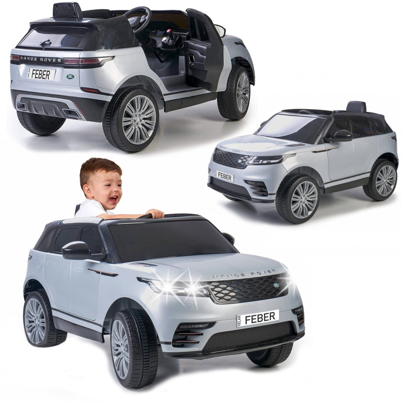 FEBER akumuliatorinis automobilis Range Rover Velar 6V CE FEBER akumuliatorinis automobilis Range Rover Velar 6V CE