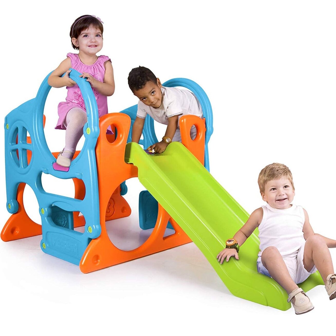 FEBER Didelė žaidimų aikštelė Activity Center čiuožykla 100 cm laipiojimo sienelė formos 2