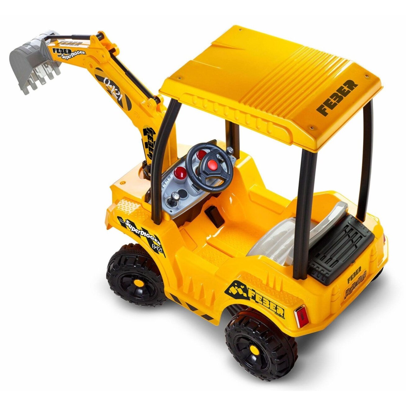FEBER elektrinis ekskavatorius Super Digger patobulinta LT 12V baterija nuo 3 metų 6 FEBER elektrinis ekskavatorius Super Digger patobulinta LT 12V baterija nuo 3 metų 6
