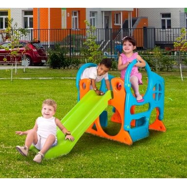FEBER Didelė žaidimų aikštelė Activity Center čiuožykla 100 cm laipiojimo sienelė formos FEBER Didelė žaidimų aikštelė Activity Center čiuožykla 100 cm laipiojimo sienelė formos
