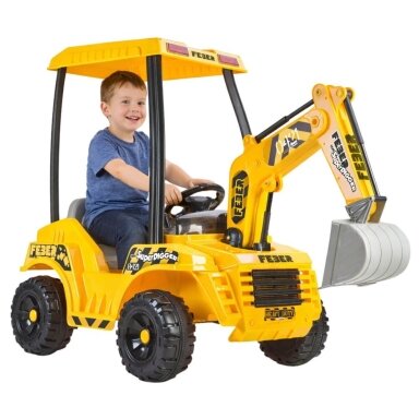 FEBER elektrinis ekskavatorius Super Digger patobulinta LT 12V baterija nuo 3 metų FEBER elektrinis ekskavatorius Super Digger patobulinta LT 12V baterija nuo 3 metų