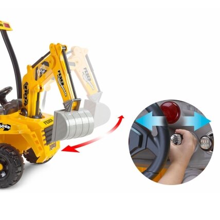 FEBER elektrinis ekskavatorius Super Digger patobulinta LT 12V baterija nuo 3 metų 4 FEBER elektrinis ekskavatorius Super Digger patobulinta LT 12V baterija nuo 3 metų 4