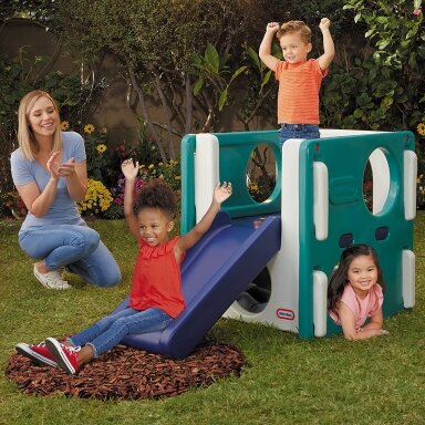 LITTLE TIKES Beždžionių giraitė mažyliams mėlyna-žalia