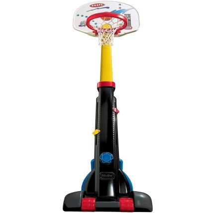 Little Tikes didelis vaikiškas krepšinio stovas, reguliuojamas ir sulankstomas Little Tikes didelis vaikiškas krepšinio stovas, reguliuojamas ir sulankstomas