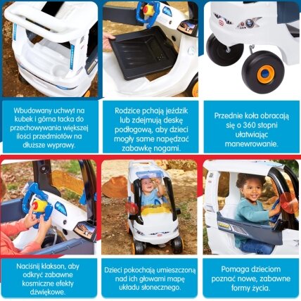 LITTLE TIKES Ežiukas Cozy Coupe – Kosminis visureigis 2 LITTLE TIKES Ežiukas Cozy Coupe – Kosminis visureigis 2