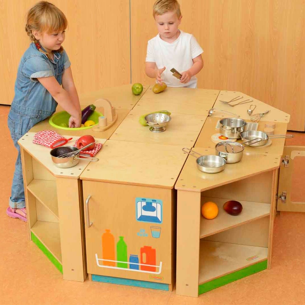 MASTERKIDZ Pastelinė spintelė su kriaukle 3