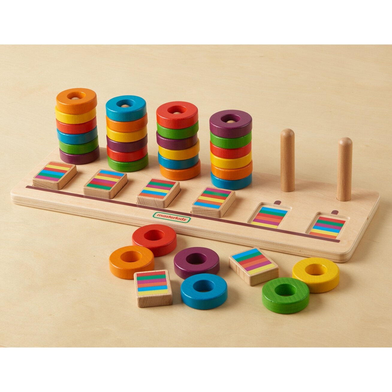 MASTERKIDZ Dėlionė Skaičiavimo ir Spalvų Mokymasis Montessori Rūšiuoklis 3