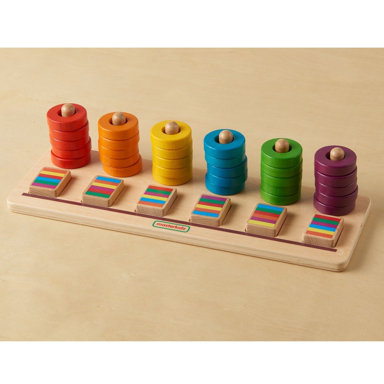 MASTERKIDZ Dėlionė Skaičiavimo ir Spalvų Mokymasis Montessori Rūšiuoklis 4