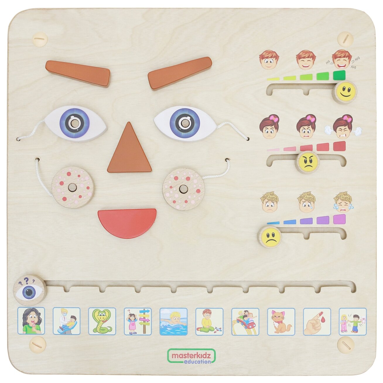 MASTERKIDZ edukacinė lenta Kaip jautiesi? Emocijų mokymasis Montessori MASTERKIDZ edukacinė lenta Kaip jautiesi? Emocijų mokymasis Montessori