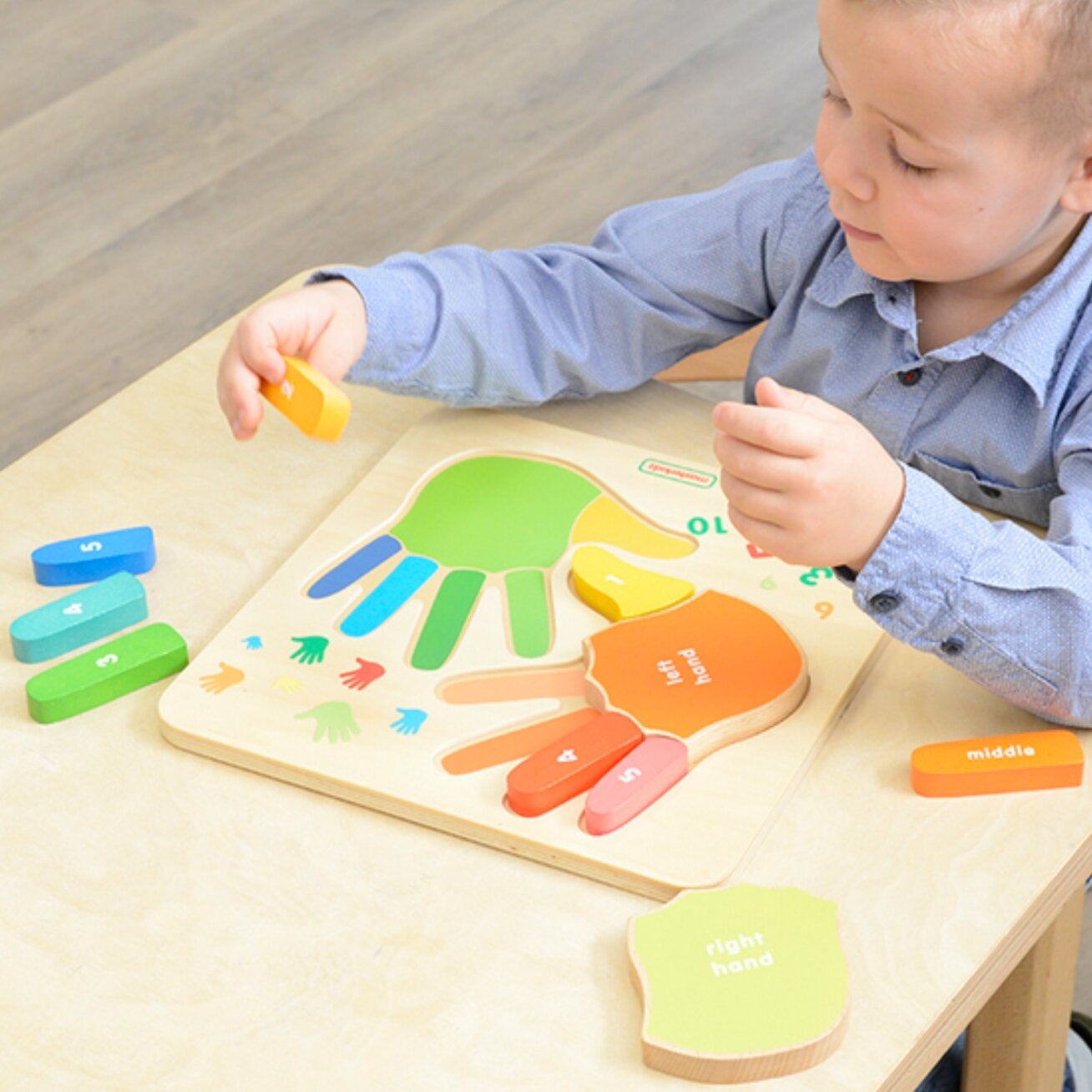 MASTERKIDZ Edukacinė medinė lentelė skaičiavimui ant pirštų 1 MASTERKIDZ Edukacinė medinė lentelė skaičiavimui ant pirštų 1