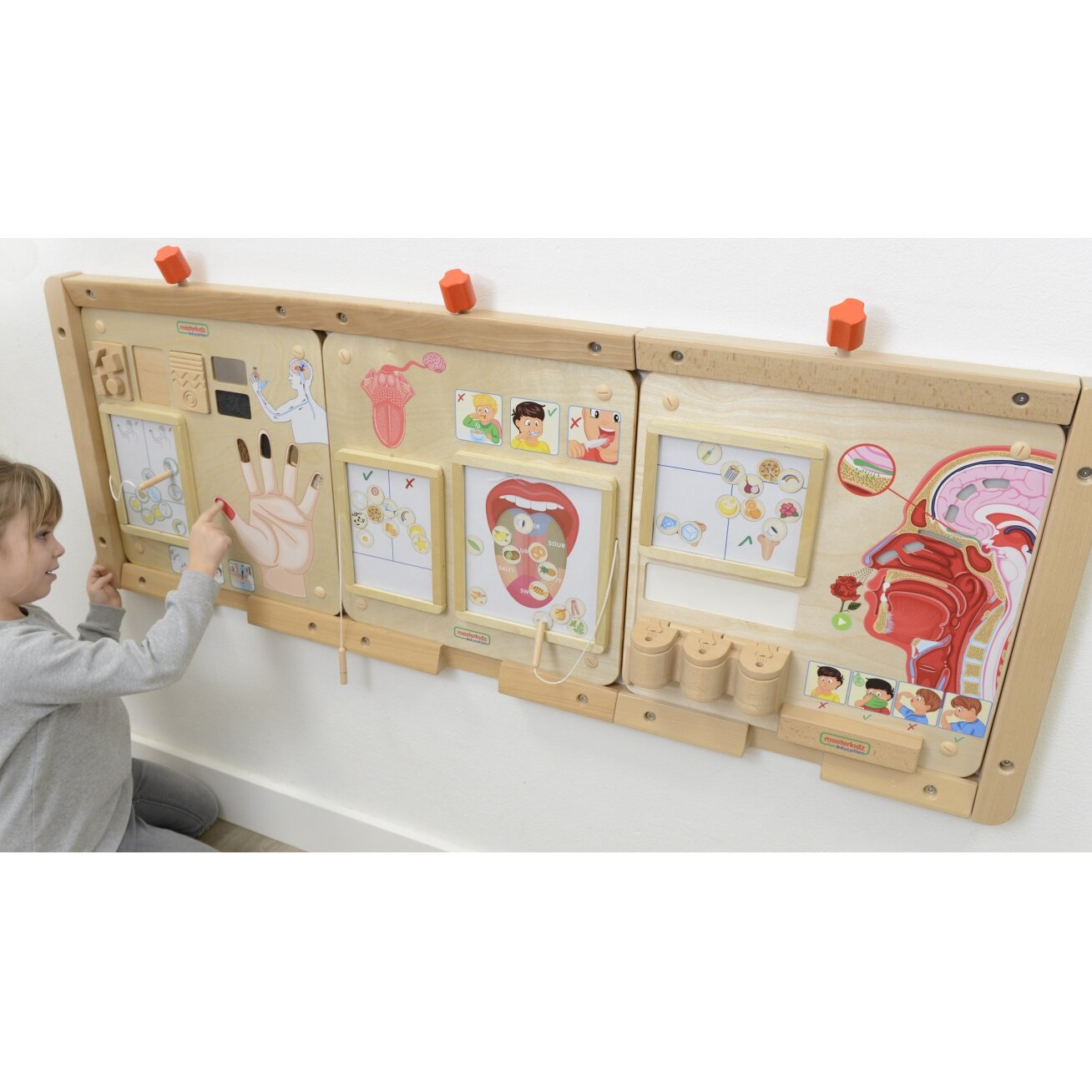 MASTERKIDZ Montessori edukacinė lenta – lytėjimo pojūtis 3 MASTERKIDZ Montessori edukacinė lenta – lytėjimo pojūtis 3