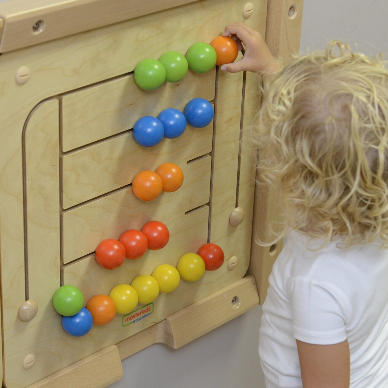 MASTERKIDZ Sieninė edukacinė lenta Labirintas su karoliukais Montessori 15 MASTERKIDZ Sieninė edukacinė lenta Labirintas su karoliukais Montessori 15