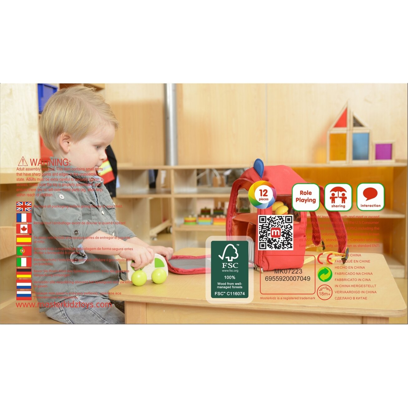 MASTERKIDZ Saugumo gelbėjimo centras kuprinėje 6