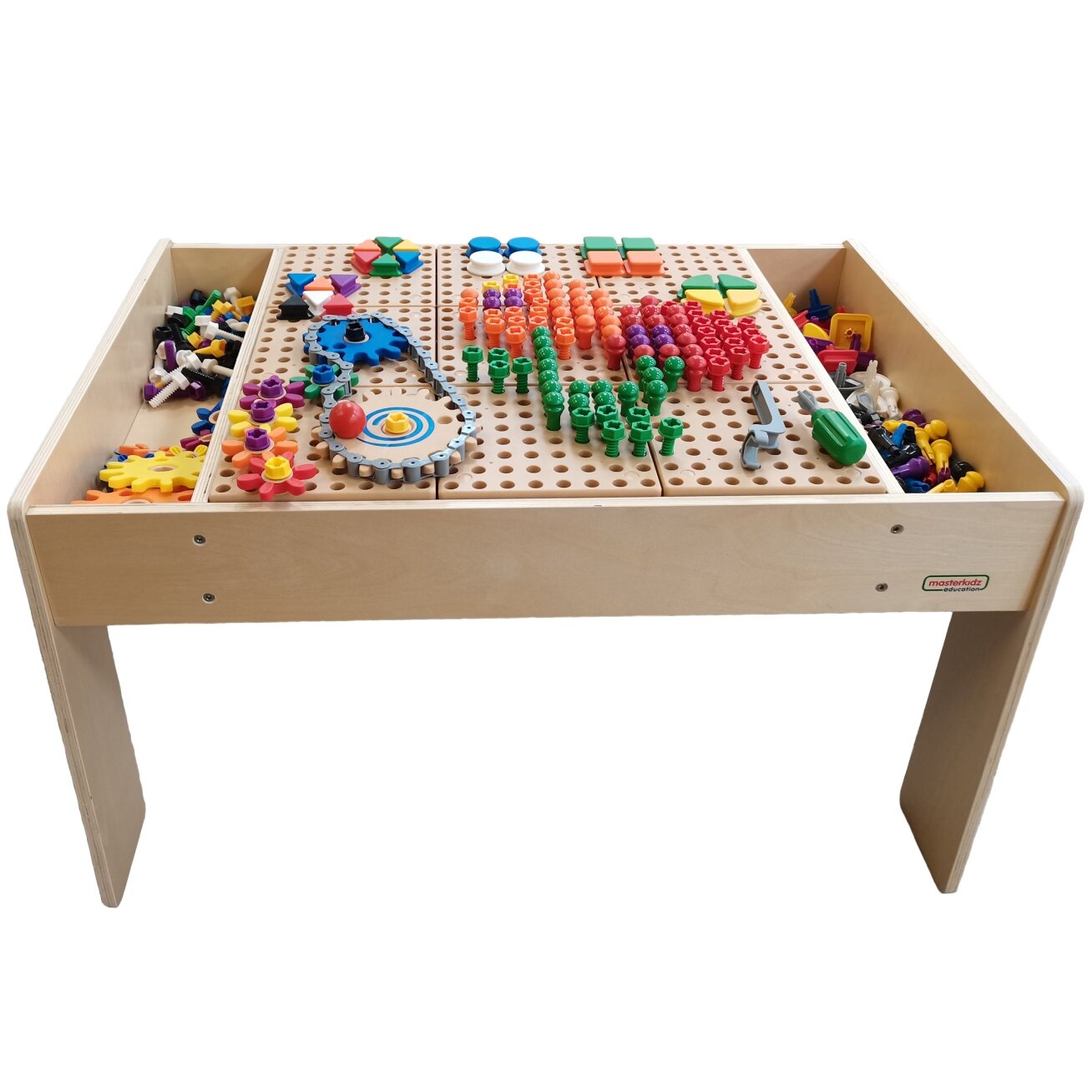 MASTERKIDZ Medinis edukacinis stalas + STEM WALL PRIEDAI 5 MASTERKIDZ Medinis edukacinis stalas + STEM WALL PRIEDAI 5