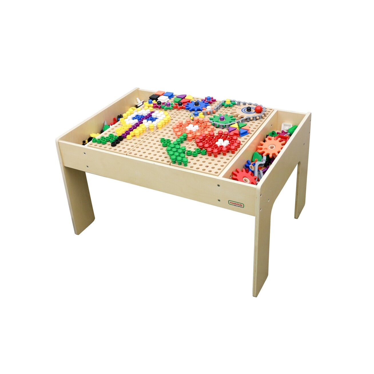 MASTERKIDZ Medinis edukacinis stalas + STEM WALL PRIEDAI 10