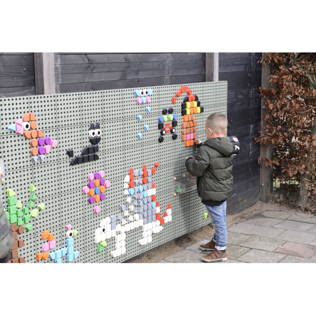 MASTERKIDZ Geometrinių figūrų formos žiedelių rinkinys 64 vnt. STEM lentoms 19