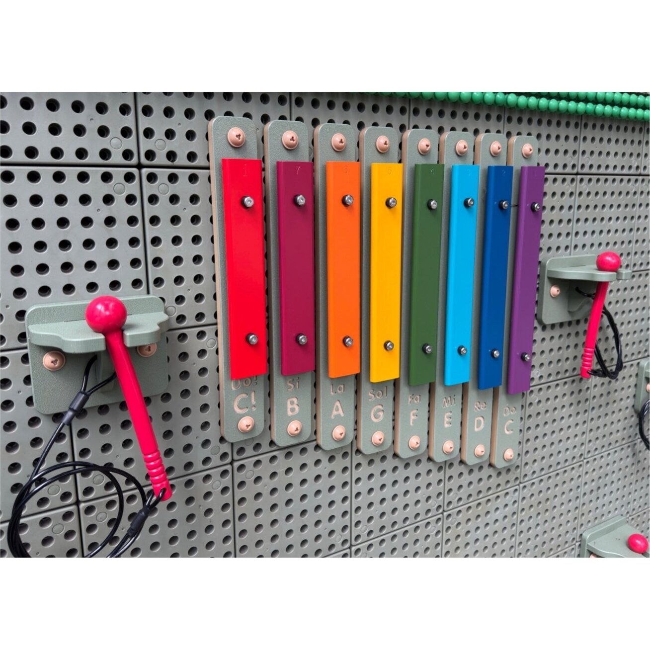 MASTERKIDZ Sieninis ksilofonas Instrumentas muzikai STEM lentos priedai 2