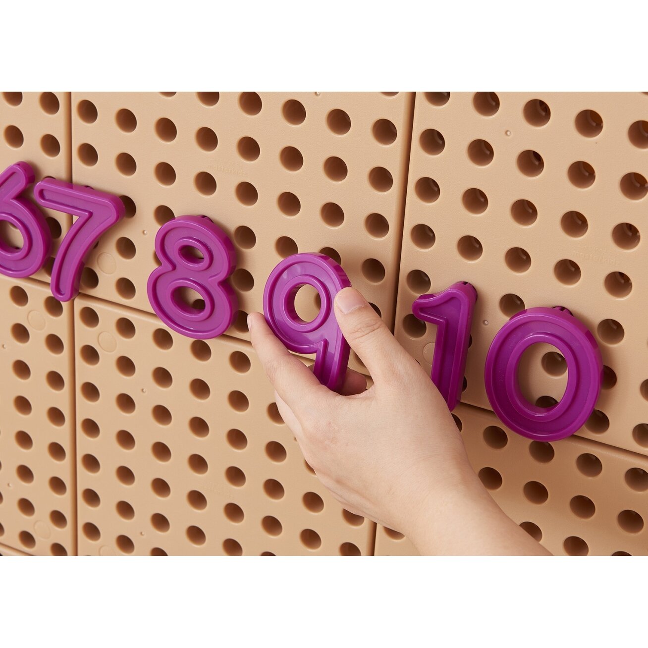 MASTERKIDZ Skaičių ir ženklų rinkinys skaičiavimo ir matematikos mokymuisi STEM sieninėms panelėms 82 el. 2
