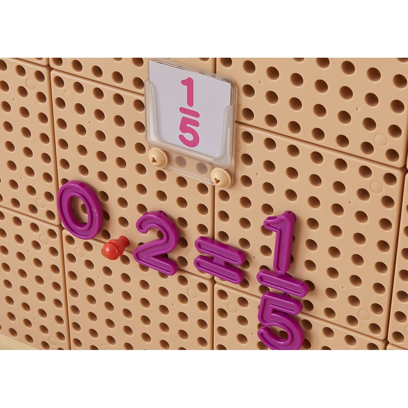 MASTERKIDZ Skaičių ir ženklų rinkinys skaičiavimo ir matematikos mokymuisi STEM sieninėms panelėms 82 el. 4