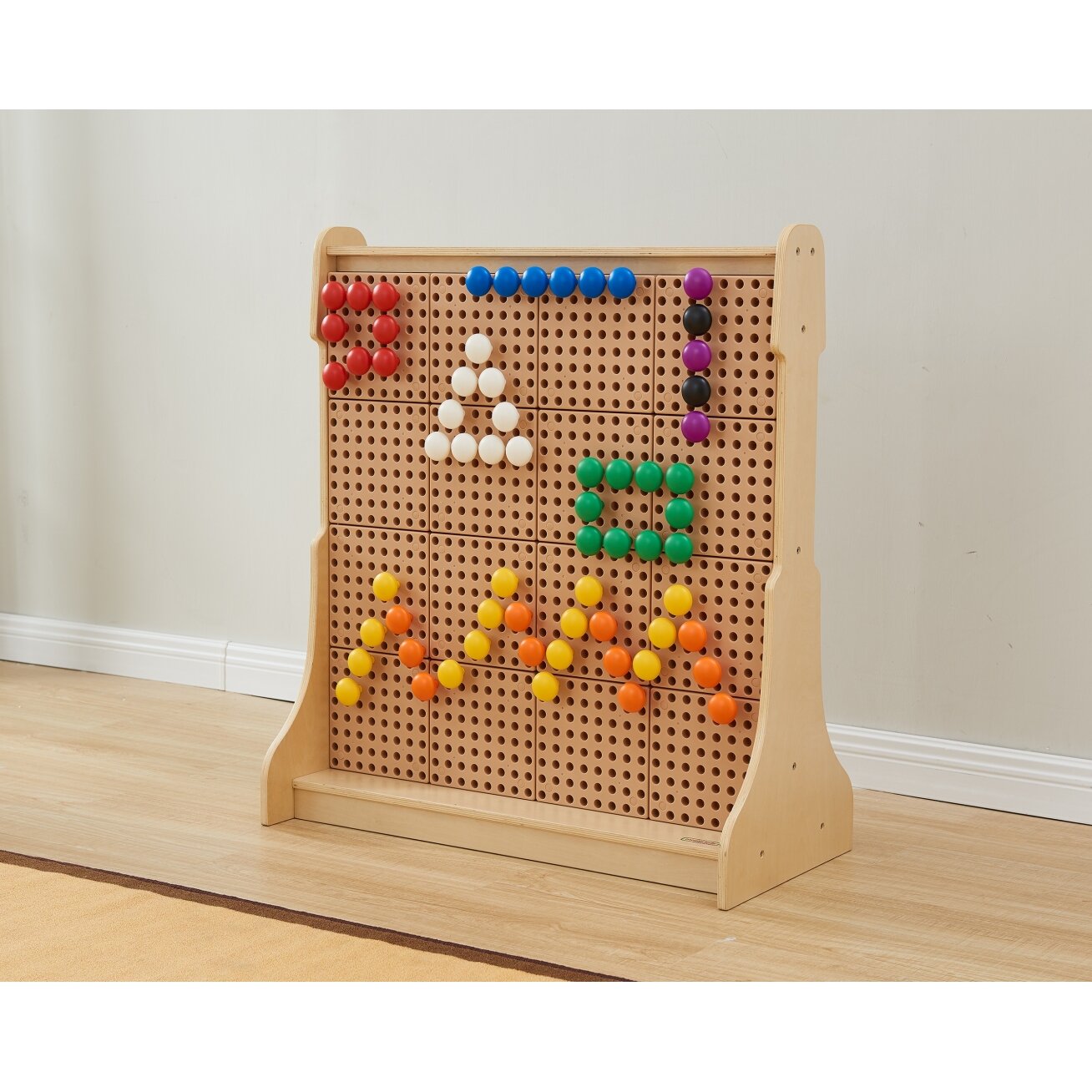 MASTERKIDZ Spalvoti Jumbo kaištukai STEM lentelei 64 vnt. – 8 spalvos 1 MASTERKIDZ Spalvoti Jumbo kaištukai STEM lentelei 64 vnt. – 8 spalvos 1