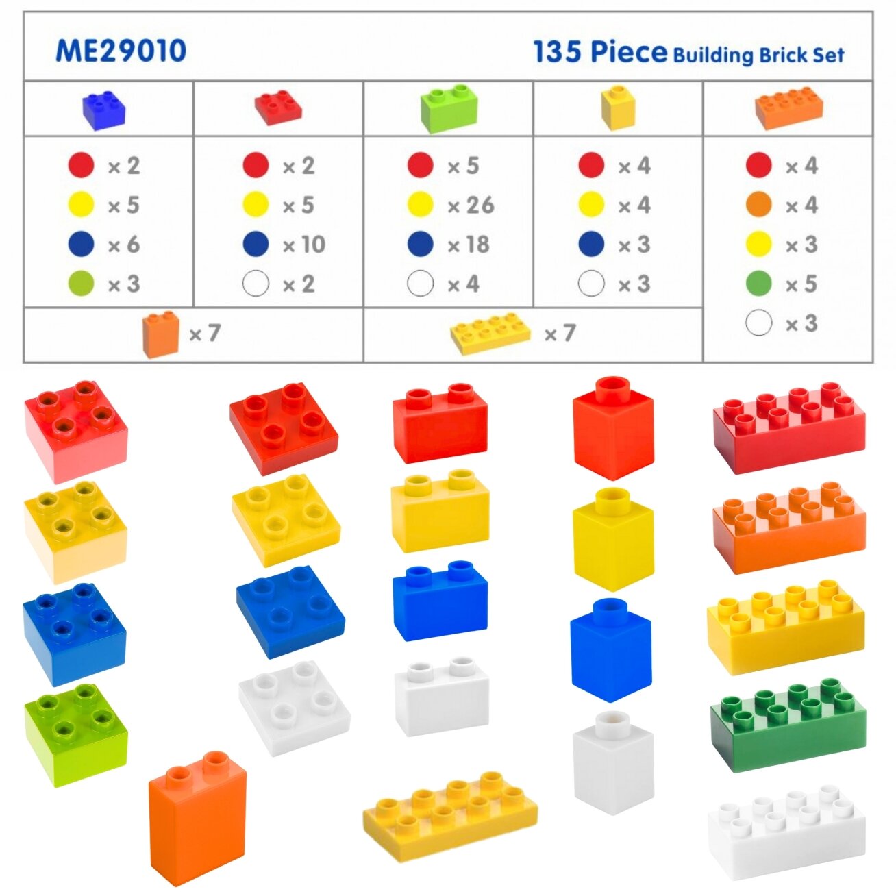 MASTERKIDZ STEM konstrukcinių kaladėlių rinkinys 135 vnt. 4 MASTERKIDZ STEM konstrukcinių kaladėlių rinkinys 135 vnt. 4