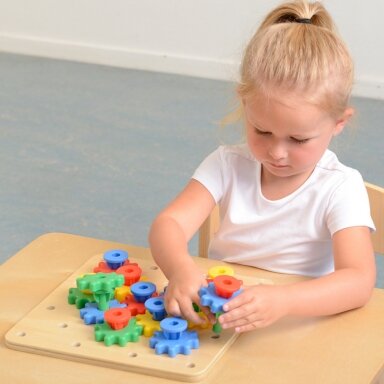MASTERKIDZ Dantračiai Susikurk Savo Mechanizmą Montessori lenta