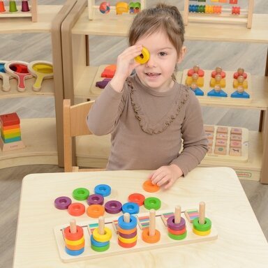 MASTERKIDZ Dėlionė Skaičiavimo ir Spalvų Mokymasis Montessori Rūšiuoklis