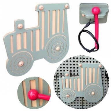MASTERKIDZ Guiro muzikos instrumentas „Traktorius“ – STEM lentos priedas