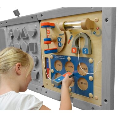 MASTERKIDZ Magnetinės traukos pažinimas – sieninė edukacinė lenta Flex Montessori