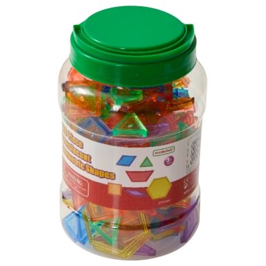 MASTERKIDZ Montessori Tangram Mozaikos kaladėlių rinkinys 140 el.