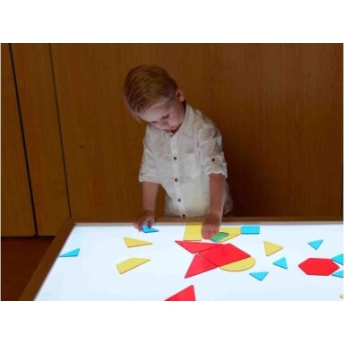 MASTERKIDZ Pusiau permatomos geometrinės figūros