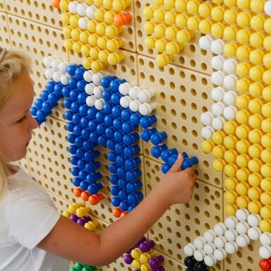 MASTERKIDZ Spalvoti kaištukai mokomajai lentei 512 vnt. 8 spalvos